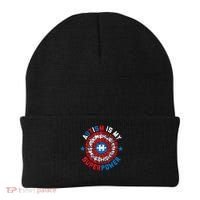 Autism Is My Superpower Autism Awareness Autistic Beanie thumb 0