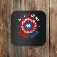 Autism Is My Superpower Autism Awareness Autistic Coaster thumb 0
