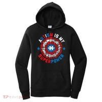 Autism Is My Superpower Autism Awareness Autistic Women's Hoodie thumb 0