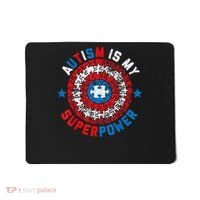Autism Is My Superpower Autism Awareness Autistic Mousepad thumb 0