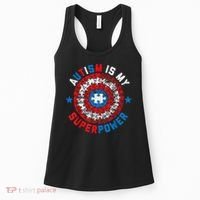 Autism Is My Superpower Autism Awareness Autistic Women's Tank Top thumb 0