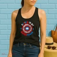 Autism Is My Superpower Autism Awareness Autistic Women's Tank Top thumb 2