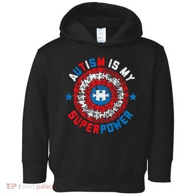 Autism Is My Superpower Autism Awareness Autistic Toddler Hoodie