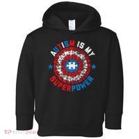Autism Is My Superpower Autism Awareness Autistic Toddler Hoodie thumb 0
