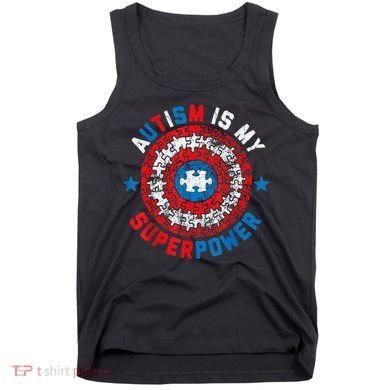 Autism Is My Superpower Autism Awareness Autistic Tank Top