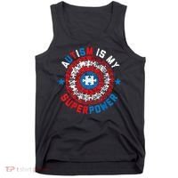 Autism Is My Superpower Autism Awareness Autistic Tank Top thumb 0