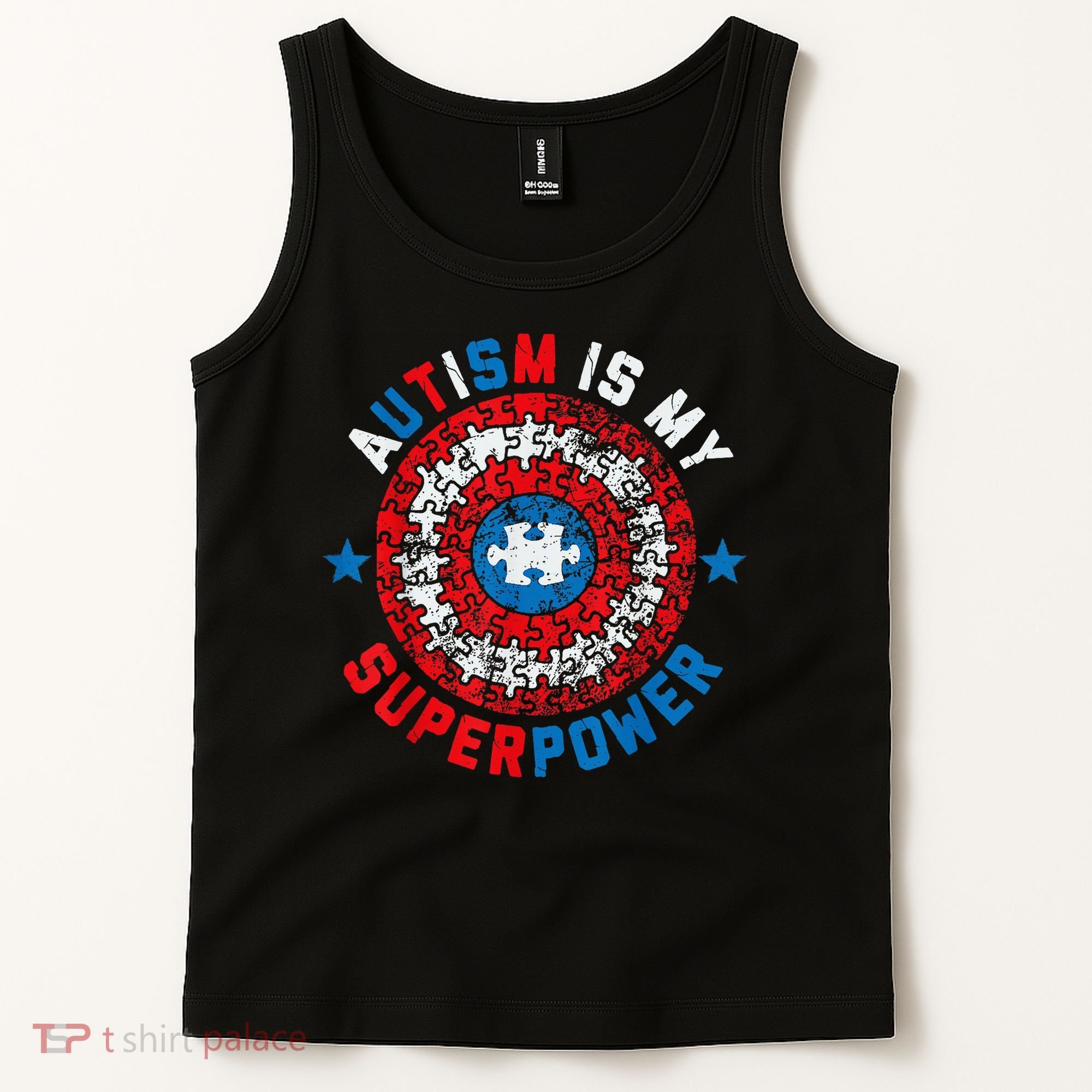 Autism Is My Superpower Autism Awareness Autistic Tank Top