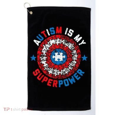 Autism Is My Superpower Autism Awareness Autistic Golf Towel