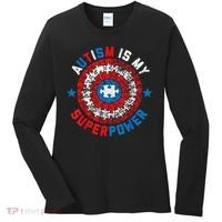Autism Is My Superpower Autism Awareness Autistic Women's Long Sleeve Shirt thumb 0