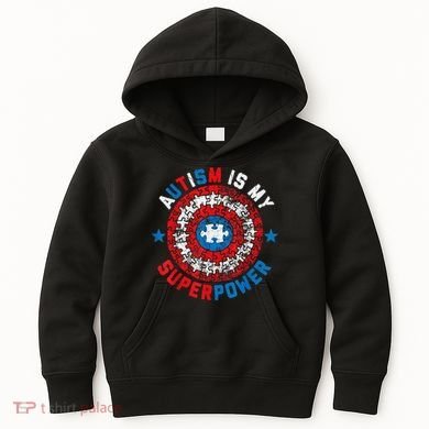 Autism Is My Superpower Autism Awareness Autistic Kids Hoodie