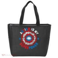 Autism Is My Superpower Autism Awareness Autistic Tote Bag thumb 0