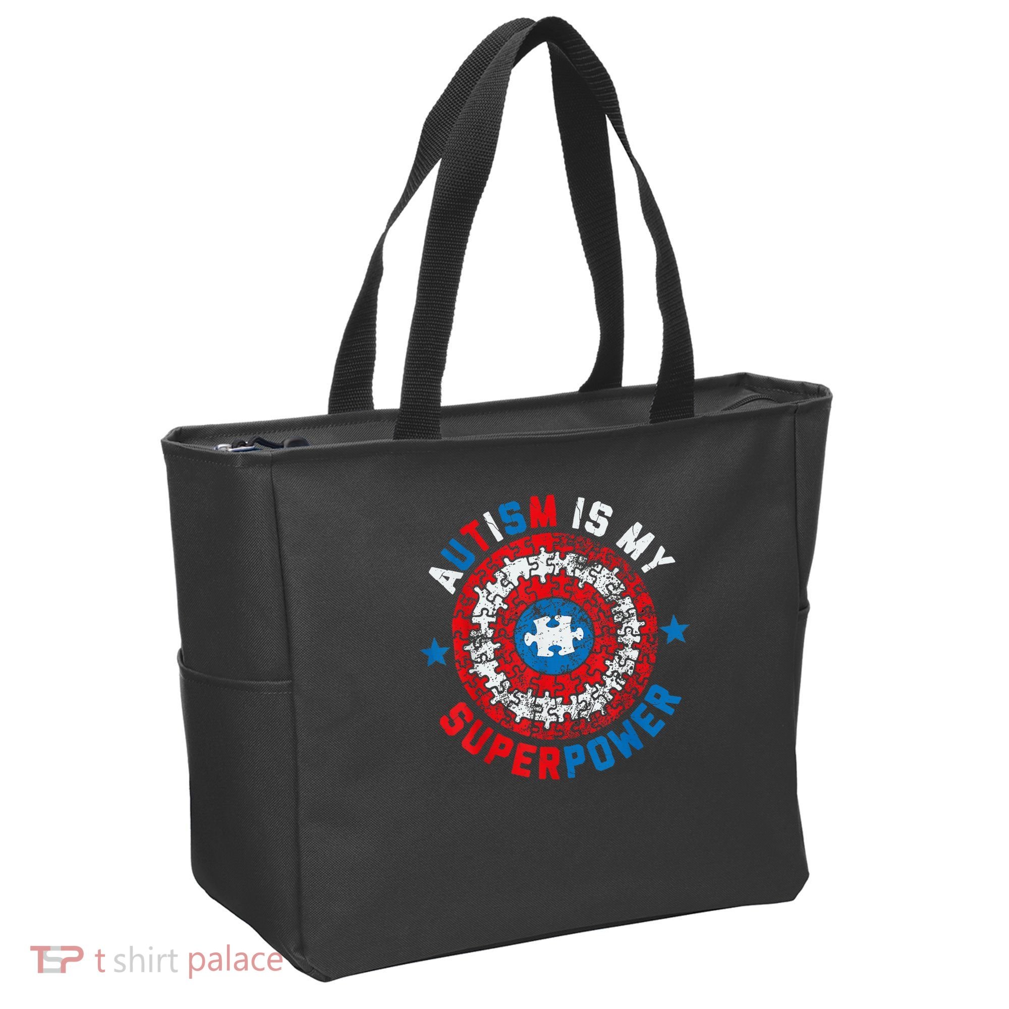 Autism Is My Superpower Autism Awareness Autistic Tote Bag