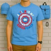 Autism Is My Superpower Autism Awareness Autistic T-Shirt thumb 5