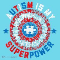 Autism Is My Superpower Autism Awareness Autistic Kids Long Sleeve Shirt thumb 2