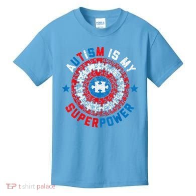 Autism Is My Superpower Autism Awareness Autistic Kids T-Shirt