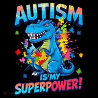 Autism Is My Superpower Dinosaur Autism Awareness Coffee Mug thumb 5