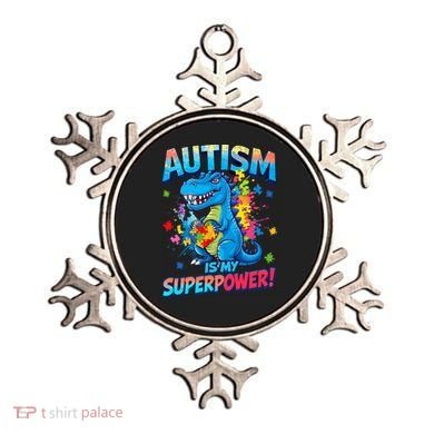 Autism Is My Superpower Dinosaur Autism Awareness Ornament