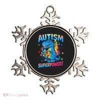 Autism Is My Superpower Dinosaur Autism Awareness Ornament thumb 0
