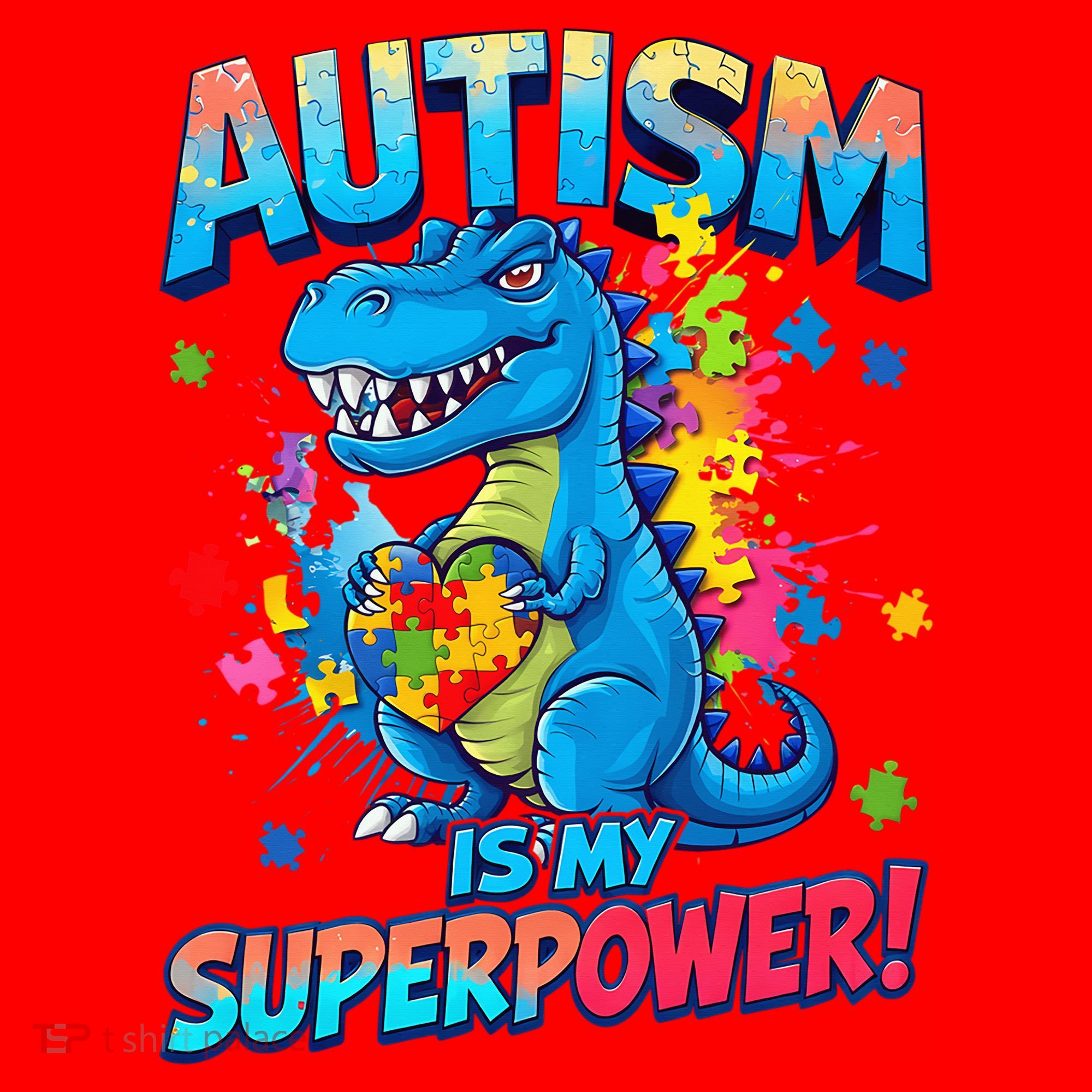 Autism Is My Superpower Dinosaur Autism Awareness Santa Hat
