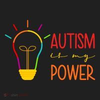 Autism Is My Power Autism Awareness Golf Towel thumb 3