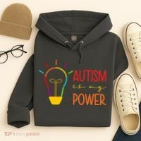 Autism Is My Power Autism Awareness Hoodie thumb 4