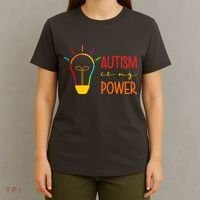 Autism Is My Power Autism Awareness T-Shirt thumb 4
