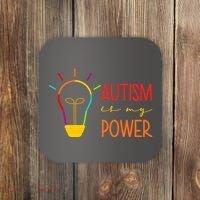 Autism Is My Power Autism Awareness Coaster thumb 0