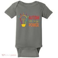 Autism Is My Power Autism Awareness Baby Bodysuit thumb 0