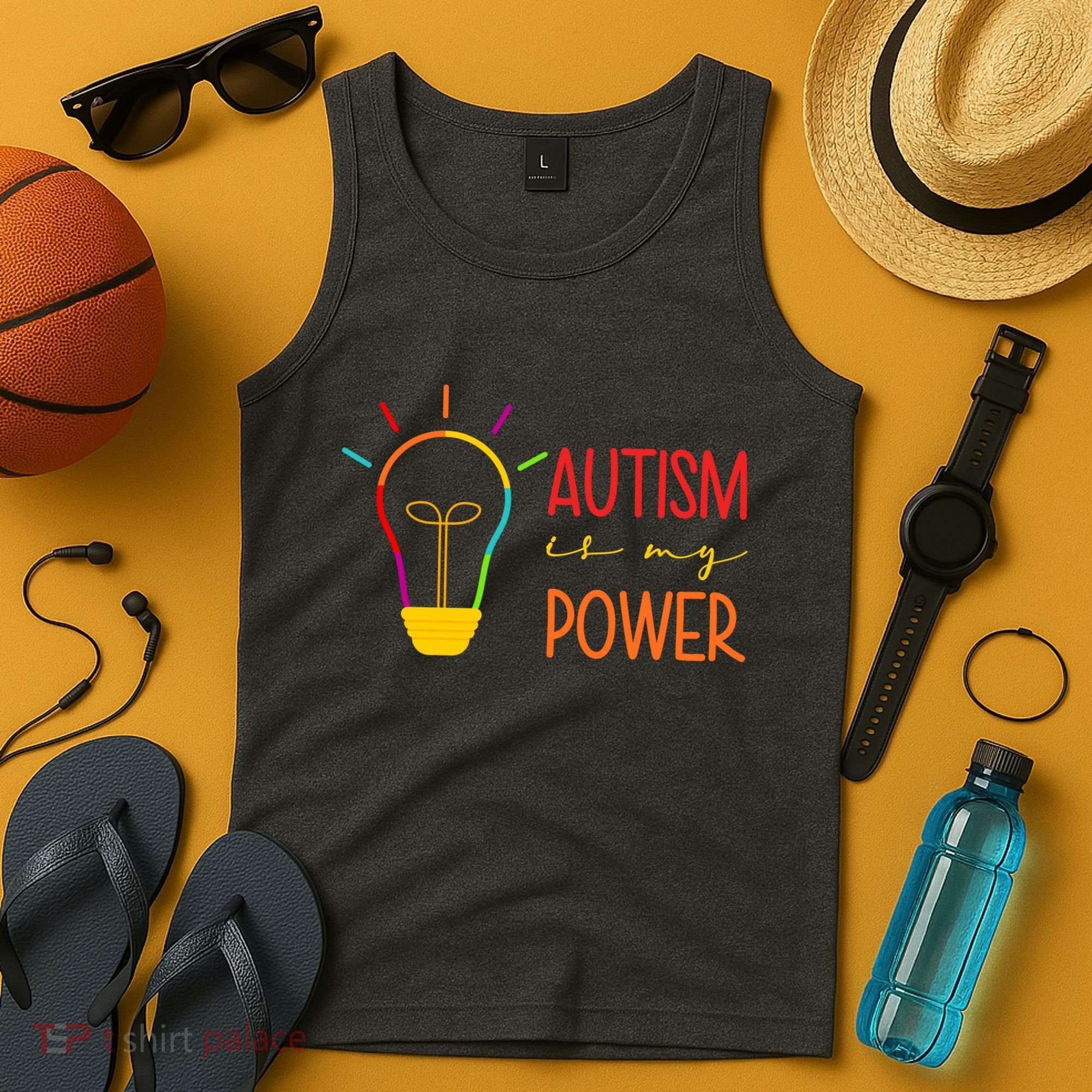 Autism Is My Power Autism Awareness Tank Top