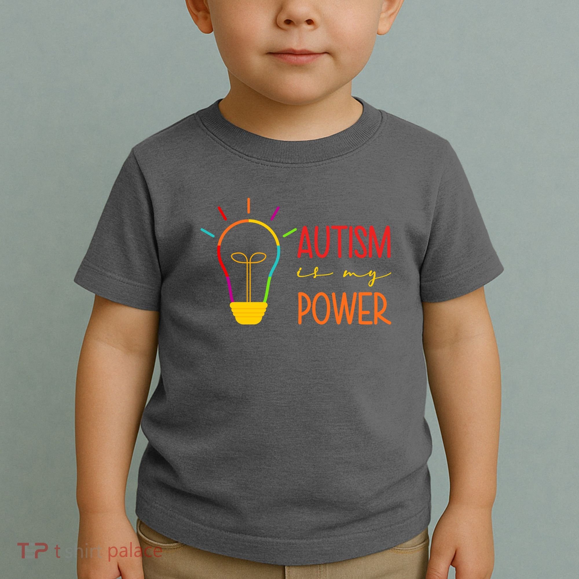Autism Is My Power Autism Awareness Toddler T-Shirt