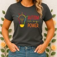 Autism Is My Power Autism Awareness Women's T-Shirt thumb 2