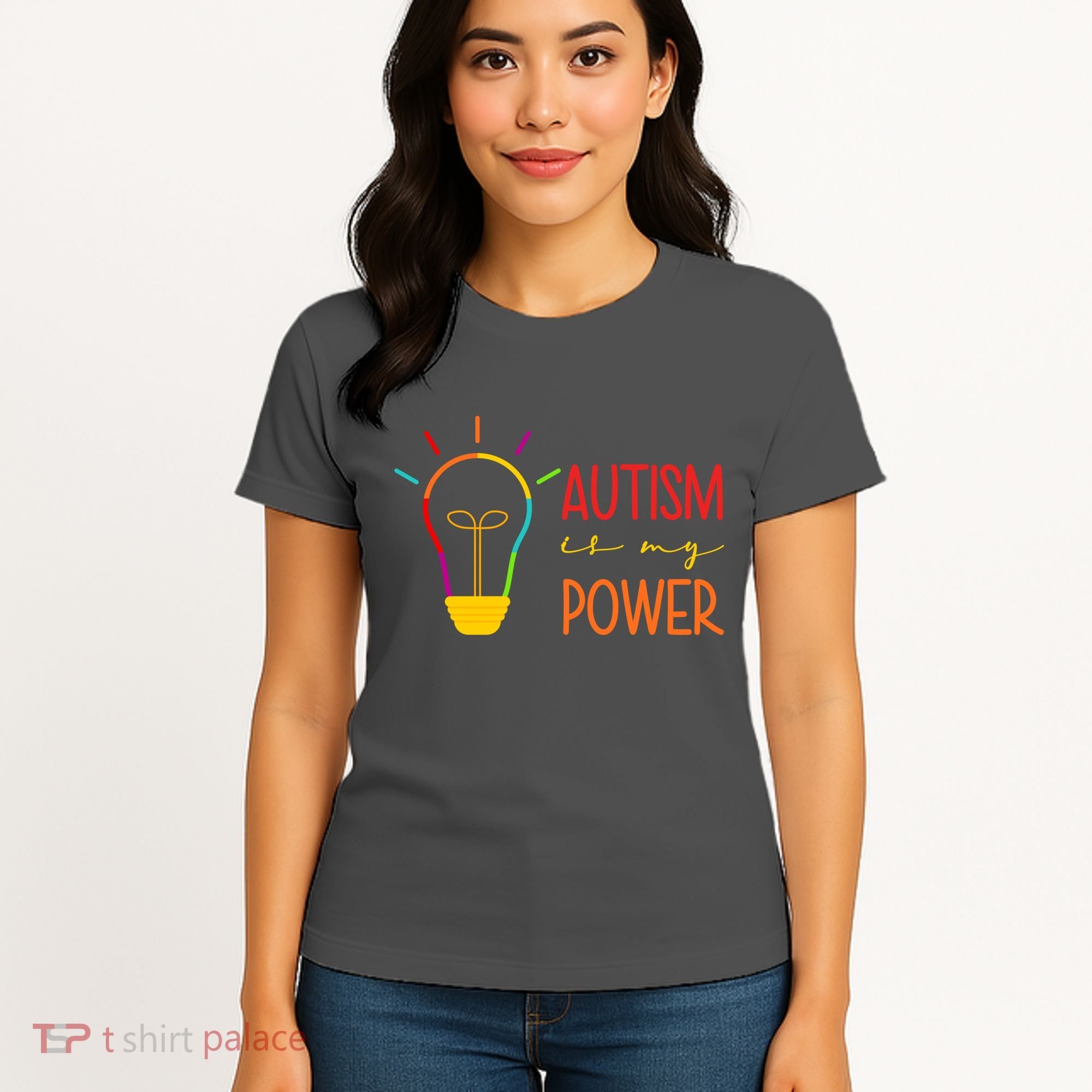 Autism Is My Power Autism Awareness Women's T-Shirt