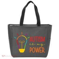 Autism Is My Power Autism Awareness Tote Bag thumb 0