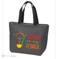 Autism Is My Power Autism Awareness Tote Bag thumb 3
