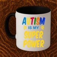 Autism Is My Super Power Coffee Mug thumb 2