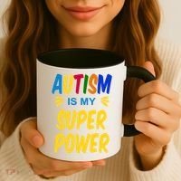 Autism Is My Super Power Coffee Mug thumb 3