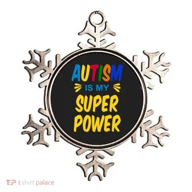 Autism Is My Super Power Ornament