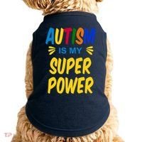 Autism Is My Super Power Doggie Tank thumb 0