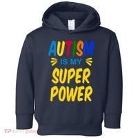 Autism Is My Super Power Toddler Hoodie thumb 0