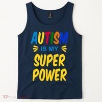 Autism Is My Super Power Tank Top thumb 2