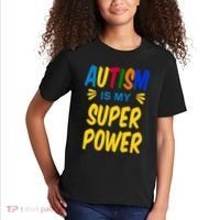 Autism Is My Super Power Kids T-Shirt thumb 2