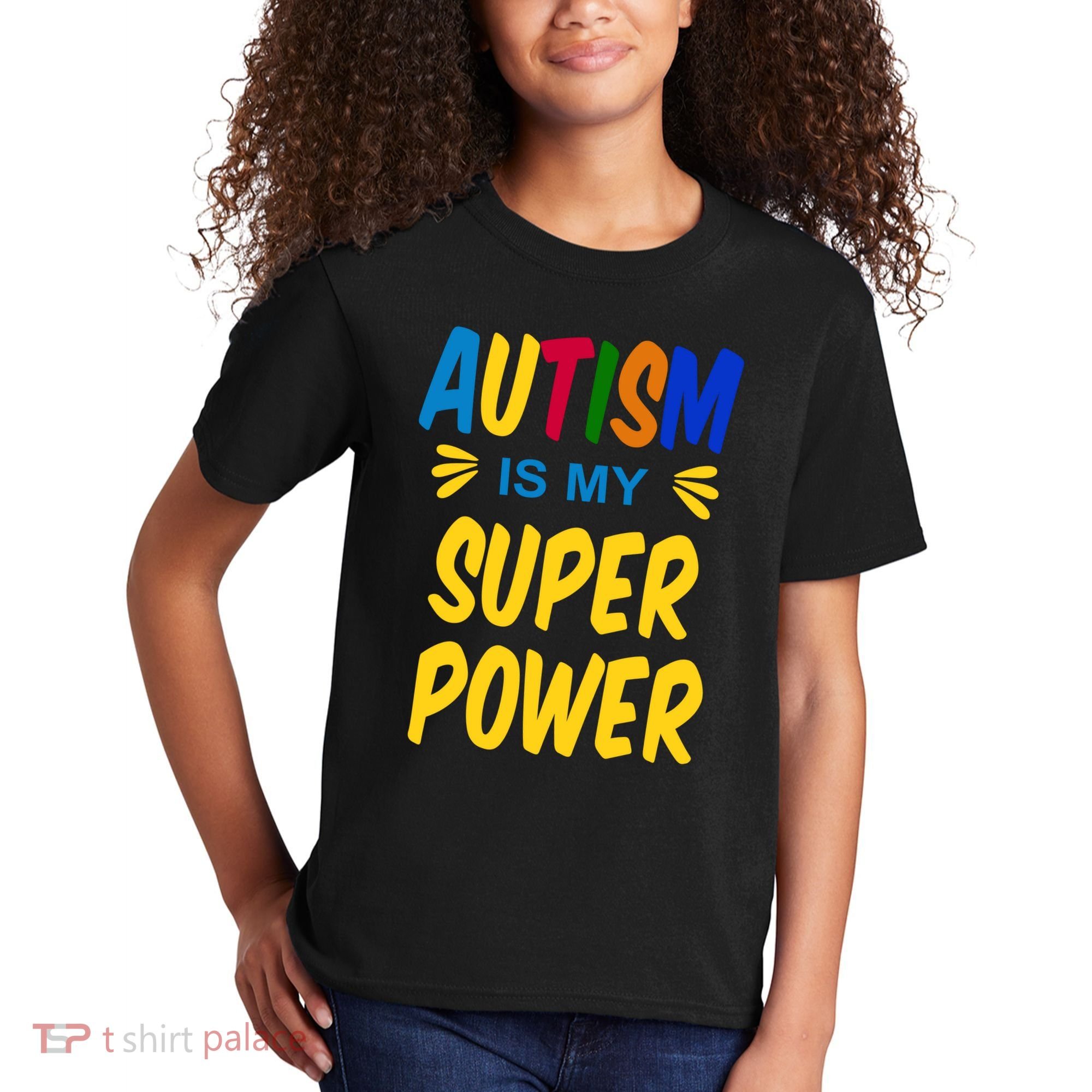 Autism Is My Super Power Kids T-Shirt