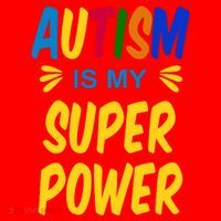 Autism Is My Super Power Santa Hat thumb 1