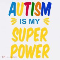 Autism Is My Super Power Comfort Colors Garment-Dyed Hooded Sweatshirt thumb 2
