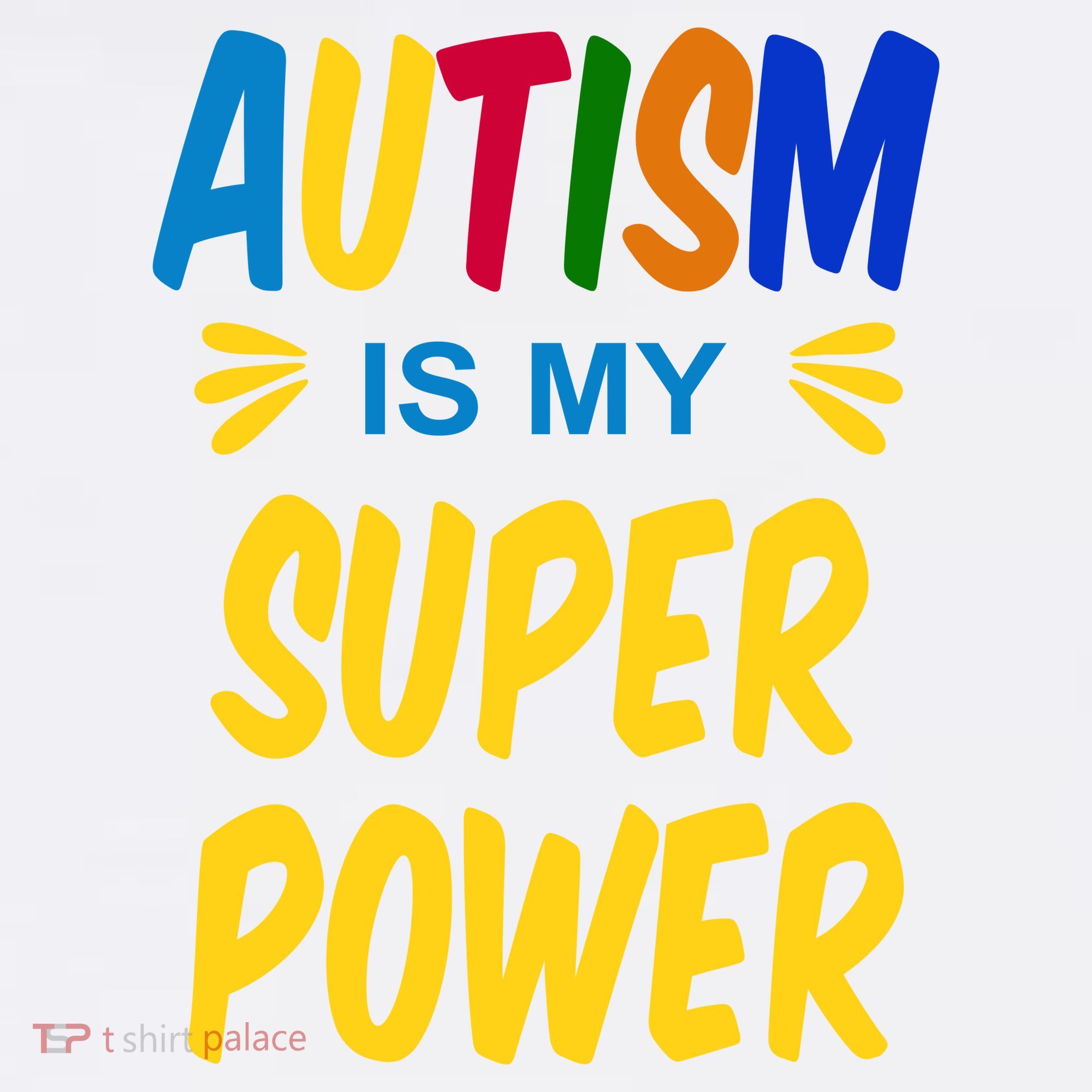 Autism Is My Super Power Comfort Colors Garment-Dyed Hooded Sweatshirt