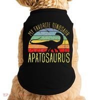 Apatosaurus Is My Favorite Dinosaur Dino Lovers Doggie Tank thumb 0