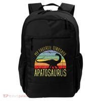 Apatosaurus Is My Favorite Dinosaur Dino Lovers Backpack thumb 0