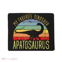 Apatosaurus Is My Favorite Dinosaur Dino Lovers Mousepad thumb 0