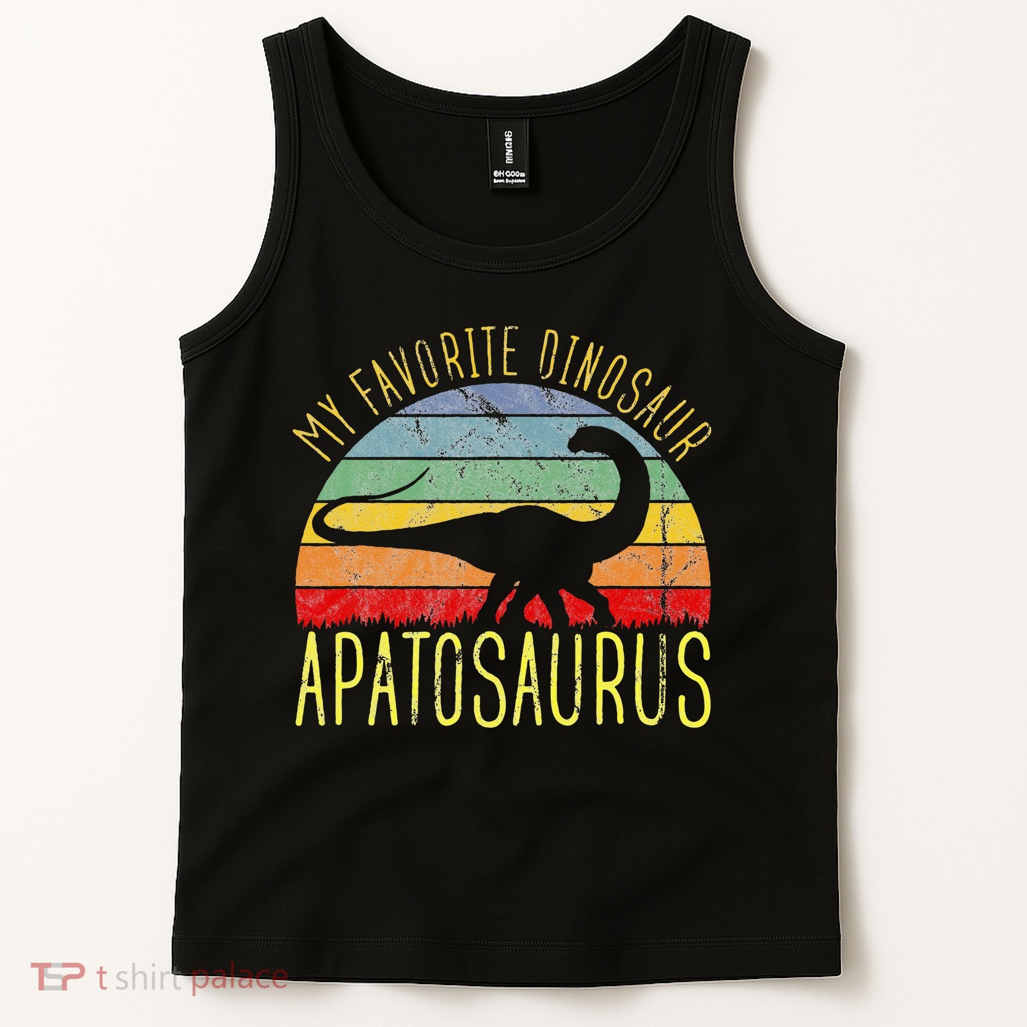 Apatosaurus Is My Favorite Dinosaur Dino Lovers Tank Top
