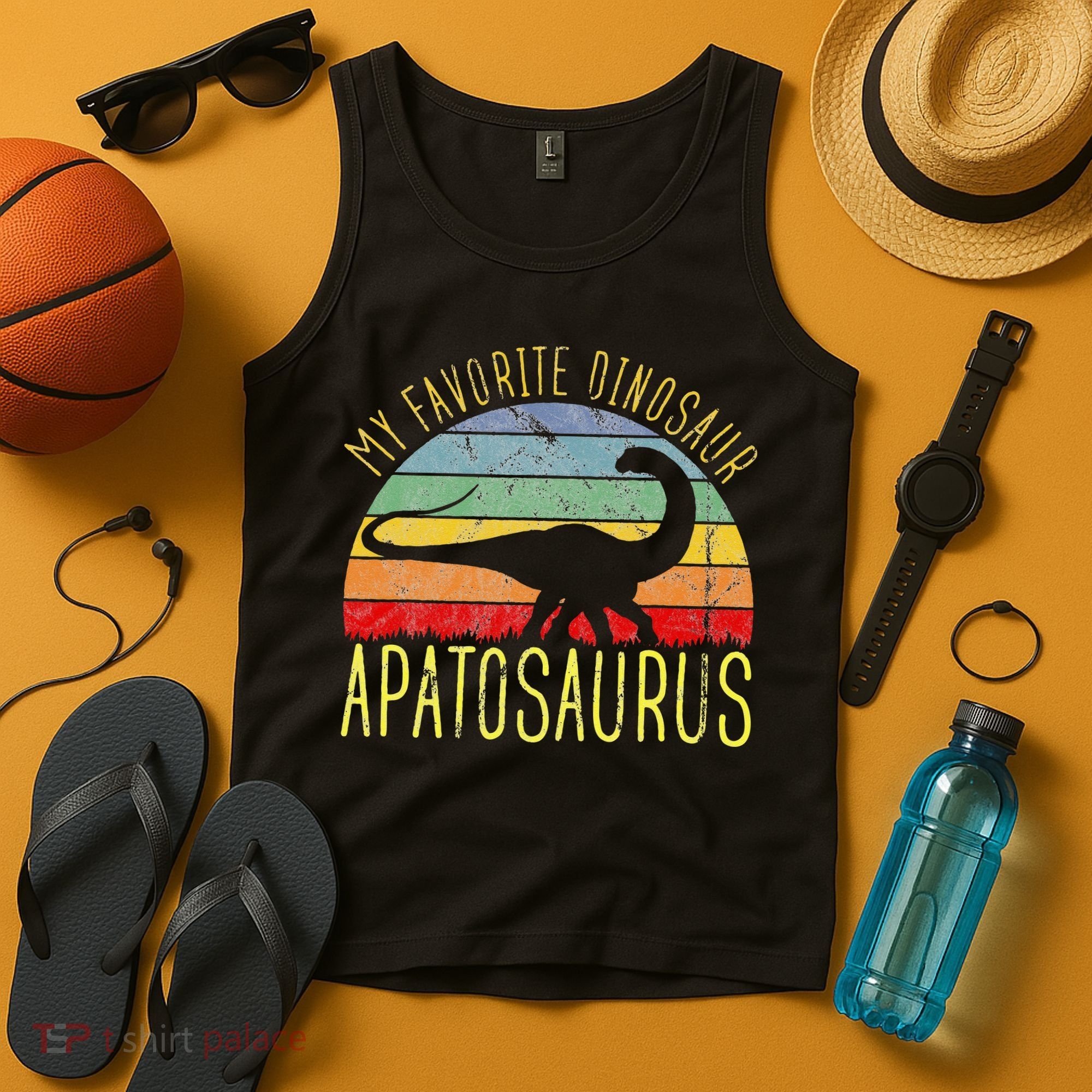 Apatosaurus Is My Favorite Dinosaur Dino Lovers Tank Top